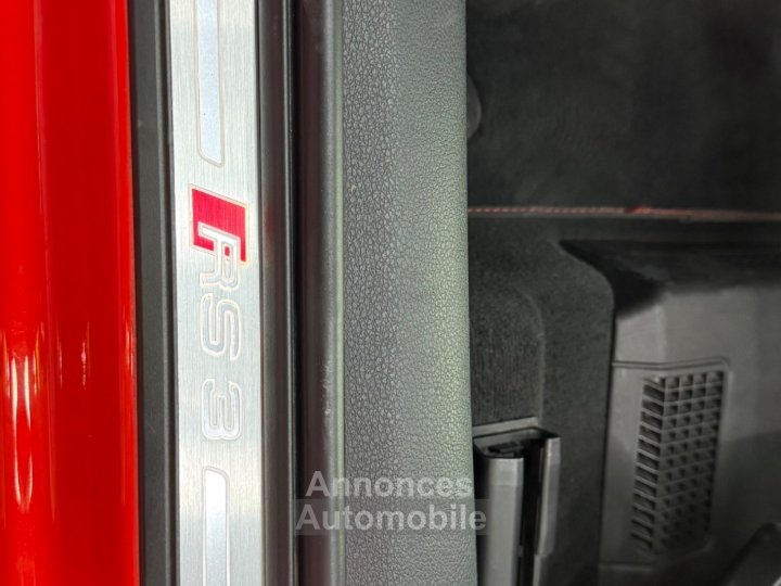 Audi RS3 BERLINE DAZA 400 ch 25 TFSi S tronic 7 Quattro ~ Toit Ouvrant ~ Bang Olufsen ~ Pack RS - 25