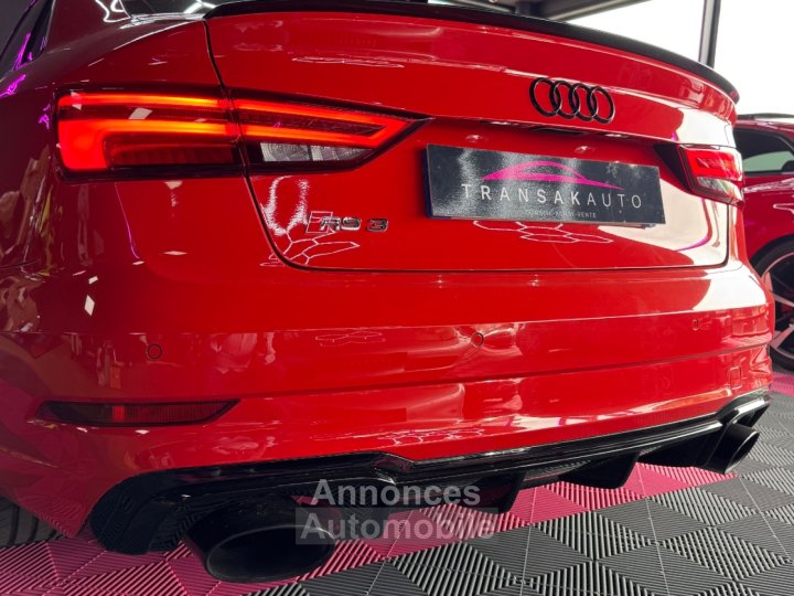 Audi RS3 BERLINE DAZA 400 ch 25 TFSi S tronic 7 Quattro ~ Toit Ouvrant ~ Bang Olufsen ~ Pack RS - 32
