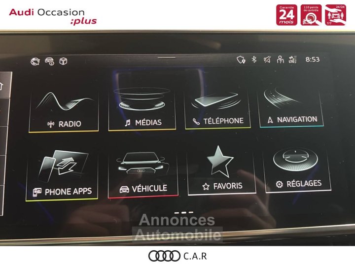 Audi A8 60 TFSIe 462 ch Tiptronic 8 Quattro Advanced - 13