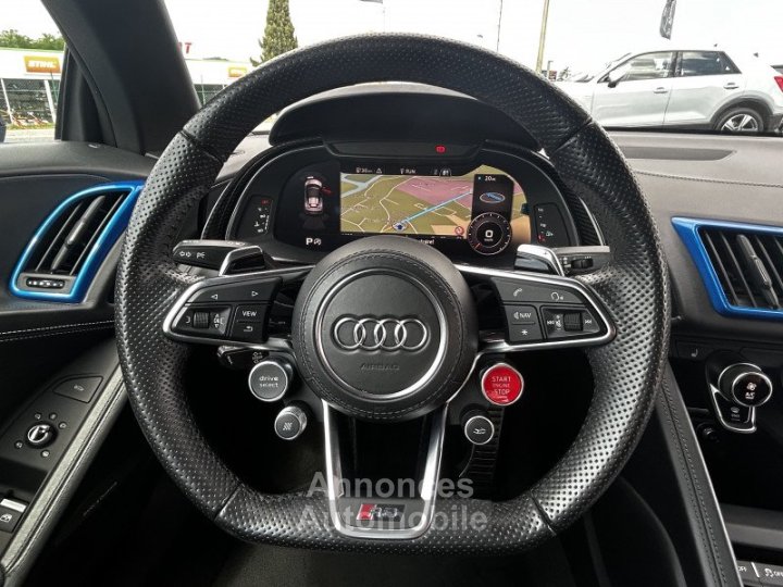 Audi R8 Spyder 52 V10 FSI 610CH PLUS QUATTRO S TRONIC 7 - 13