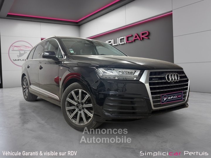 Audi Q7 30 V6 TDI Clean Diesel 272 Tiptronic 8 Quattro 7pl Avus Extended // BOSE / T OUVRANT / 12 mois - 1
