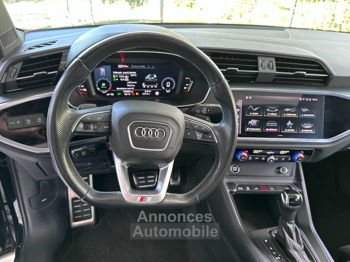 Audi Q3 Sportback 45 TFSIe 245 ch S tronic 6 S line/ Toit ouvrant / Camera de recul / Pack esthétique noir - 14