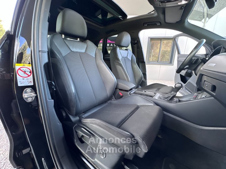 Audi Q3 Sportback 45 TFSIe 245 ch S tronic 6 S line/ Toit ouvrant / Camera de recul / Pack esthétique noir - 17