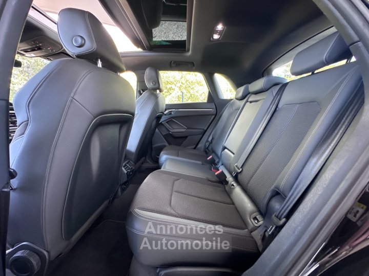 Audi Q3 Sportback 45 TFSIe 245 ch S tronic 6 S line/ Toit ouvrant / Camera de recul / Pack esthétique noir - 18