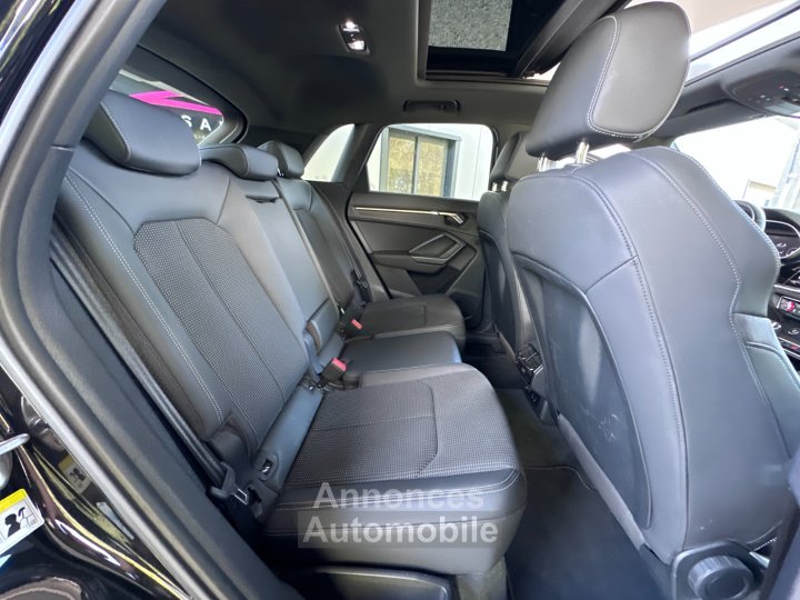 Audi Q3 Sportback 45 TFSIe 245 ch S tronic 6 S line/ Toit ouvrant / Camera de recul / Pack esthétique noir - 19