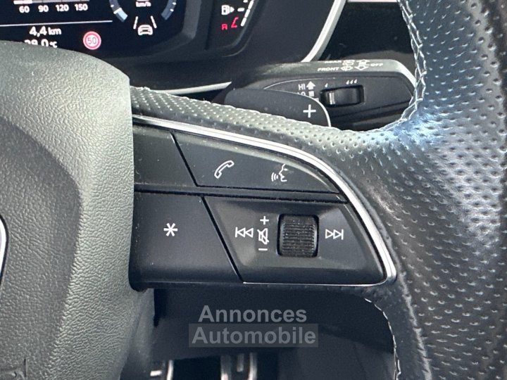 Audi Q3 Sportback 45 TFSIe 245 ch S tronic 6 S line/ Toit ouvrant / Camera de recul / Pack esthétique noir - 25