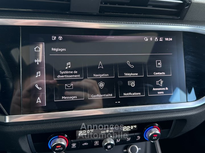Audi Q3 Sportback 45 TFSIe 245 ch S tronic 6 S line/ Toit ouvrant / Camera de recul / Pack esthétique noir - 41