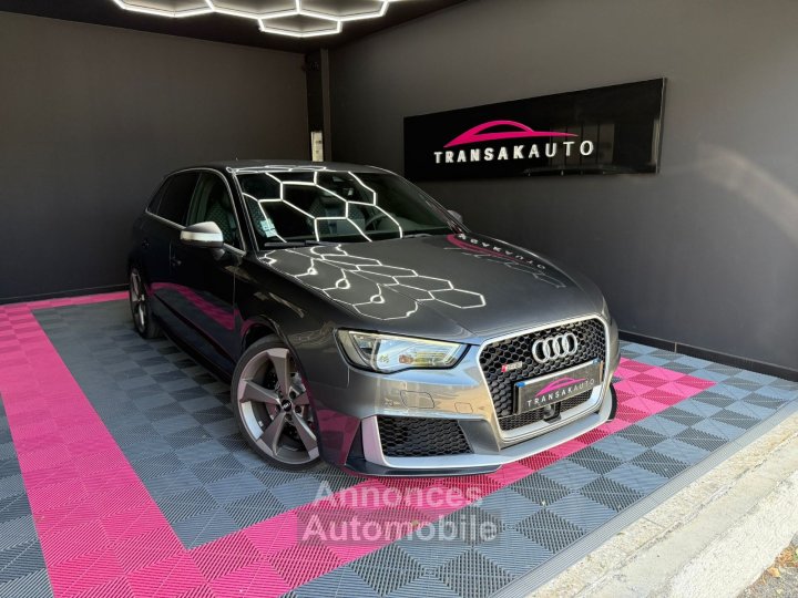 Audi RS3 SPORTBACK 25 TFSI 367 Quattro S tronic 7 STAGE 1 FLEX / PONT HALDEX OK / BANG OLUFSEN / CAMERA / MAGNETIC RIDE / JANTES ROTORS 19 - 1