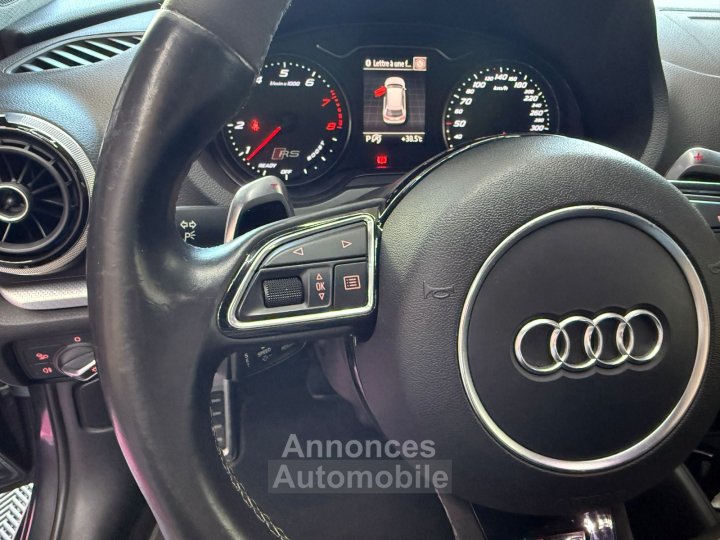 Audi RS3 SPORTBACK 25 TFSI 367 Quattro S tronic 7 STAGE 1 FLEX / PONT HALDEX OK / BANG OLUFSEN / CAMERA / MAGNETIC RIDE / JANTES ROTORS 19 - 21