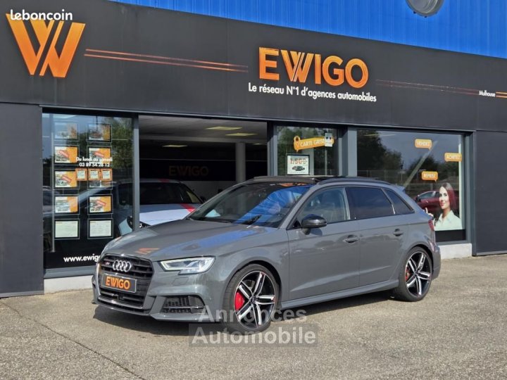 Audi S3 SPORTBACK 20 TFSI 300 S-TRONIC Toit pano Siege Cobra BO - 1