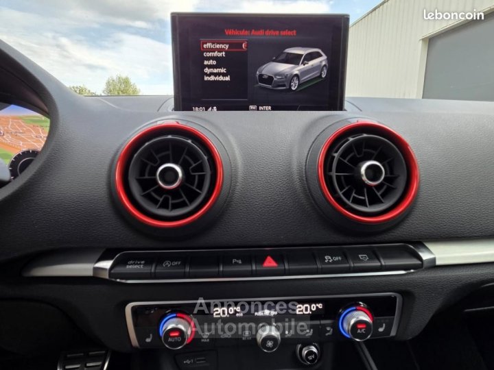 Audi S3 SPORTBACK 20 TFSI 300 S-TRONIC Toit pano Siege Cobra BO - 19