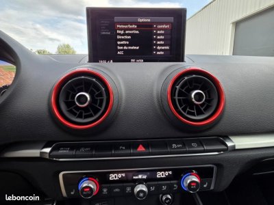 Audi S3 SPORTBACK 20 TFSI 300 S-TRONIC Toit pano Siege Cobra BO   - 20
