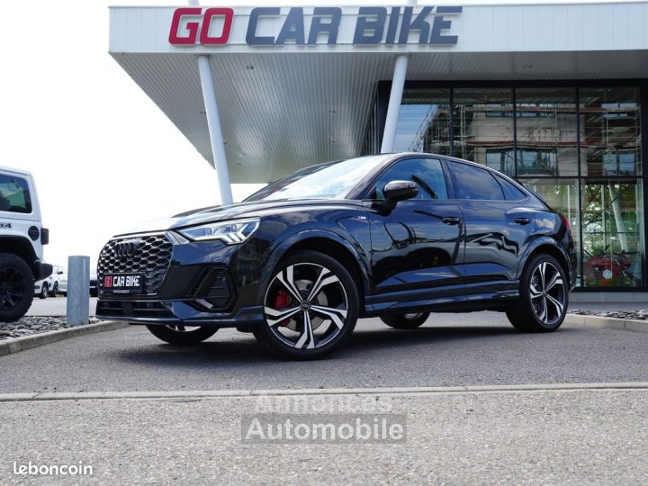 Audi Q3 Sportback 200CH S Line Quattro Garantie 6 ans Suivi complet Pack Black Attelage LED Caméra de recul Sièges chauffants 20P 579-mois - 1