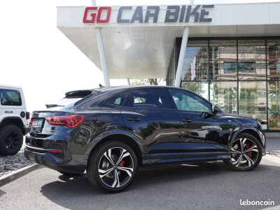 Audi Q3 Sportback 200CH S Line Quattro Garantie 6 ans Suivi complet Pack Black Attelage LED Caméra de recul Sièges chauffants 20P 579-mois   - 3