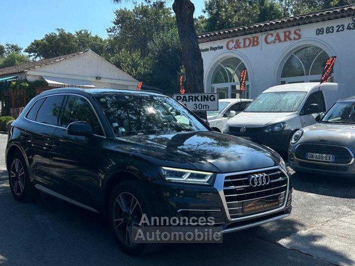 Audi Q5 20 TDI 190 S tronic 7 Quattro Design Luxe / 2ÈME MAIN / ORIGINE FRANCE / ENTRETIEN COMPLET - 1