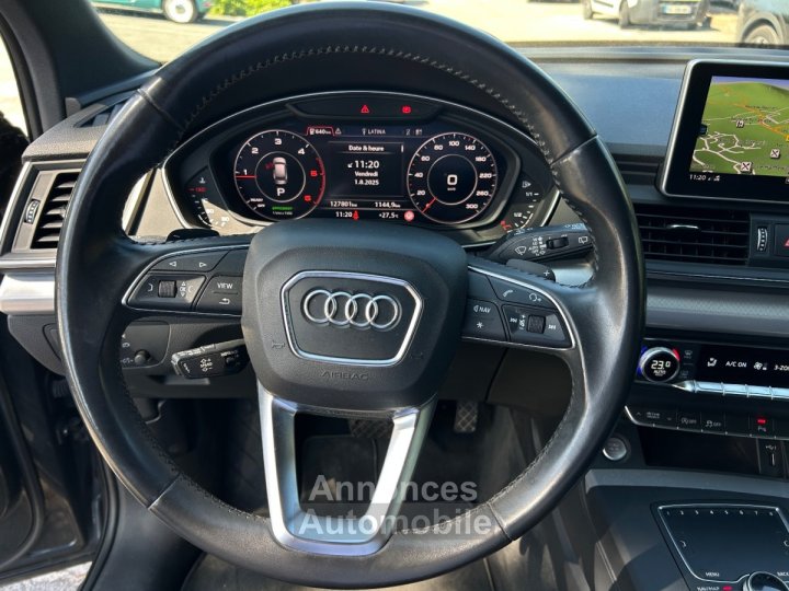 Audi Q5 20 TDI 190 S tronic 7 Quattro Design Luxe / 2ÈME MAIN / ORIGINE FRANCE / ENTRETIEN COMPLET - 22