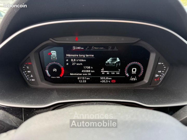 Audi Q3 15 35 TFSI 150 ch DESIGN ETAT NEUF ENTRETIEN CAMERA CARPLAY - 13