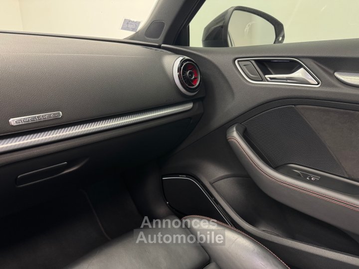 Audi RS3 25 TFSI 367ch Quattro S Tronic7 / TO / Sièges RS / MatrixLED / Bang & Olufsen / Echapp RS - 13