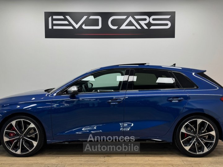 Audi S3 20 TFSI 333 ch Akrapovic / SONOS 3D / ACC / DCC / TO / Pack Black / Caméra / Matrix LED - 3