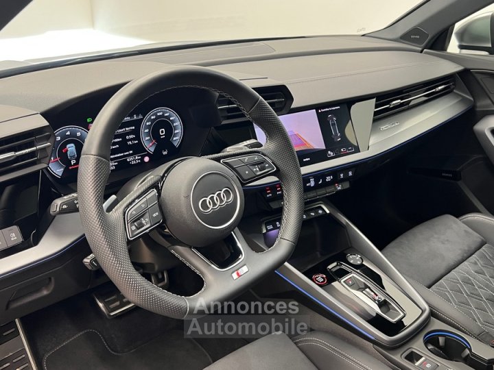 Audi S3 20 TFSI 333 ch Akrapovic / SONOS 3D / ACC / DCC / TO / Pack Black / Caméra / Matrix LED - 7