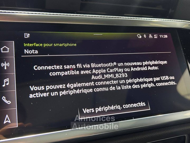 Audi Q3 Sportback 45 TFSIe  245 ch S tronic 6 S line - 32