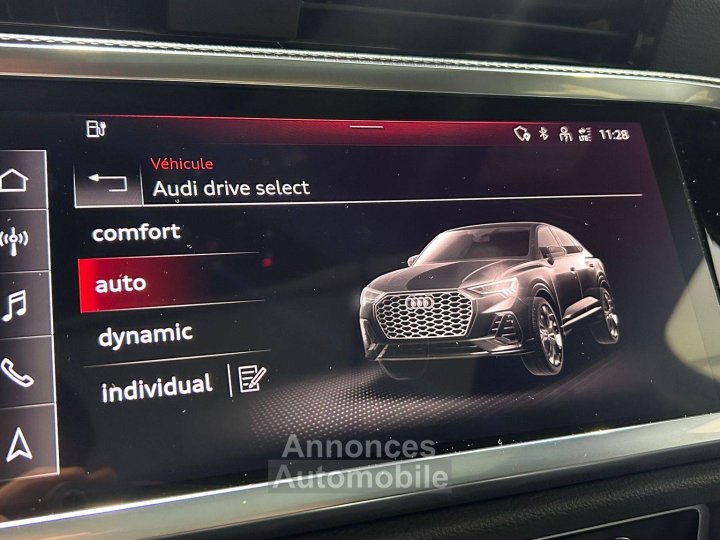 Audi Q3 Sportback 45 TFSIe  245 ch S tronic 6 S line - 33