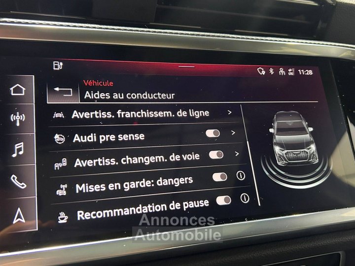 Audi Q3 Sportback 45 TFSIe  245 ch S tronic 6 S line - 35