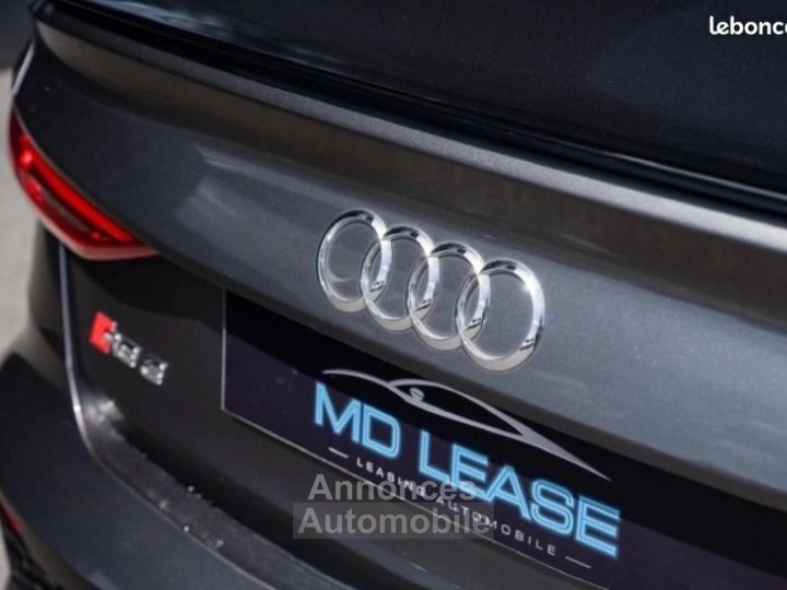 Audi RS3 Berline 25 TFSI 400 S tronic 7 Quattro Leasing 579 Euros- Mois - 13