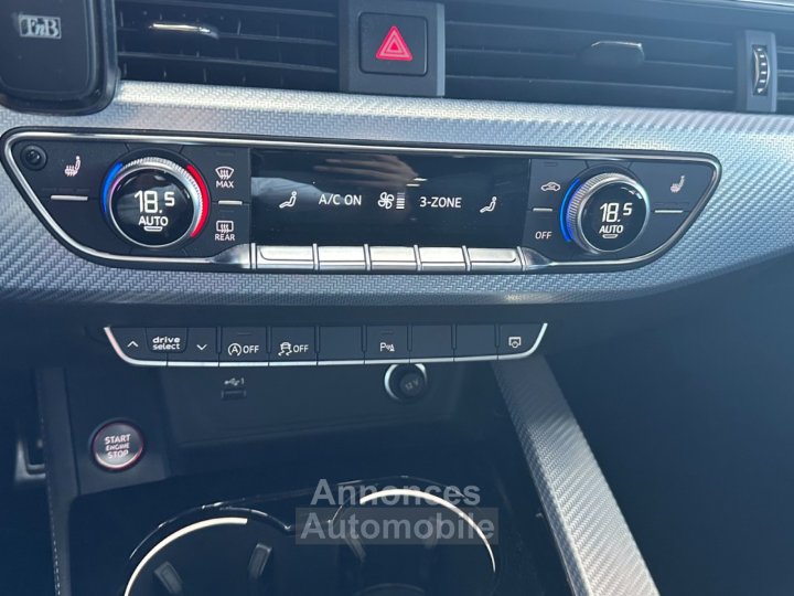 Audi RS4 AVANT V6 29 TFSI 450 ch Tiptronic 8 Quattro MALUS PAY&Eacute; - Alcantara - Si&egrave;ges Hayon &eacute;lectrique - Camera - 25