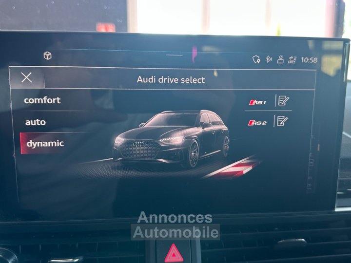 Audi RS4 AVANT V6 29 TFSI 450 ch Tiptronic 8 Quattro MALUS PAY&Eacute; - Alcantara - Si&egrave;ges Hayon &eacute;lectrique - Camera - 26