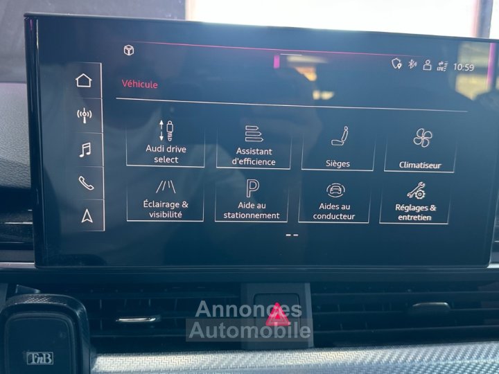 Audi RS4 AVANT V6 29 TFSI 450 ch Tiptronic 8 Quattro MALUS PAY&Eacute; - Alcantara - Si&egrave;ges Hayon &eacute;lectrique - Camera - 27