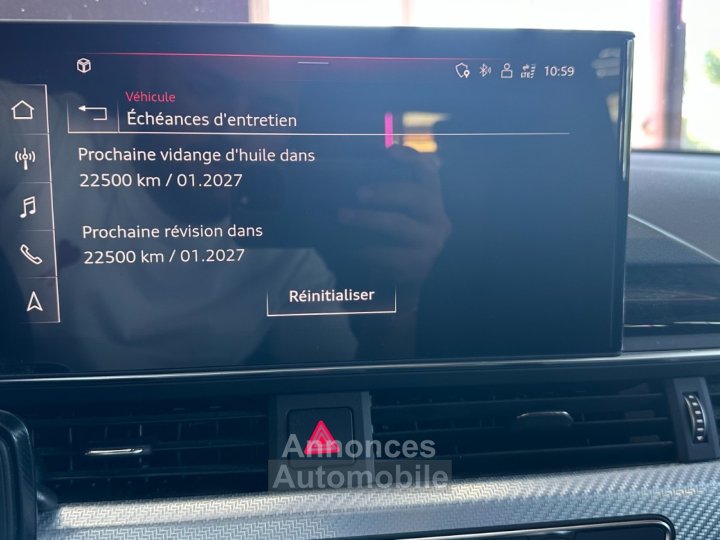 Audi RS4 AVANT V6 29 TFSI 450 ch Tiptronic 8 Quattro MALUS PAY&Eacute; - Alcantara - Si&egrave;ges Hayon &eacute;lectrique - Camera - 32