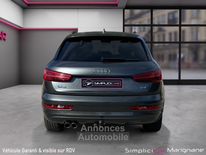Audi Q3 20 TDI 150 ch S tronic 7 S line *GARANTIE 12 MOIS* SON BOSE ATTELAGE - 6