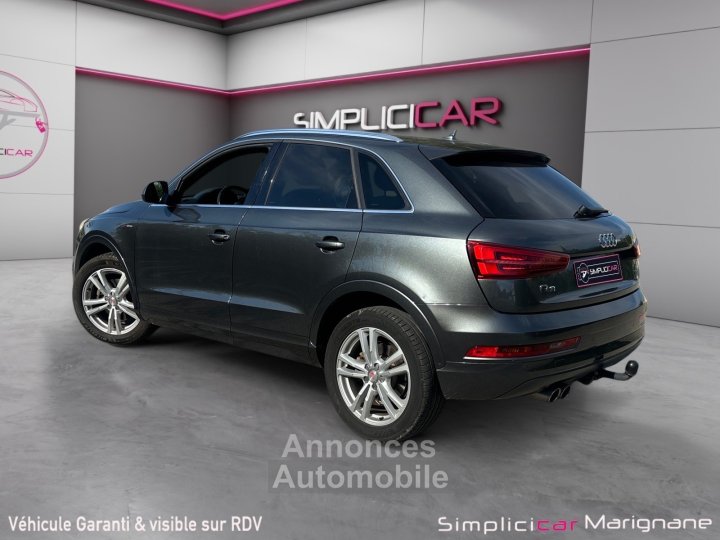 Audi Q3 20 TDI 150 ch S tronic 7 S line *GARANTIE 12 MOIS* SON BOSE ATTELAGE - 7