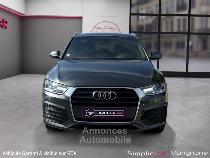 Audi Q3 20 TDI 150 ch S tronic 7 S line *GARANTIE 12 MOIS* SON BOSE ATTELAGE - 10