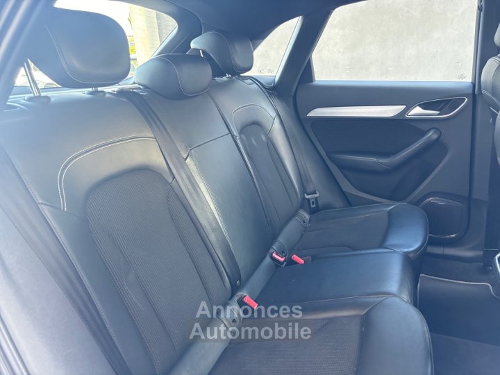 Audi Q3 20 TDI 150 ch S tronic 7 S line *GARANTIE 12 MOIS* SON BOSE ATTELAGE - 12
