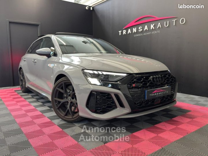 Audi RS3 SPORTBACK 25 TFSI 400 S tronic 7 Quattro ORIGINE FRANCE PREMIÈRE MAIN PAS DE MALUS - 1