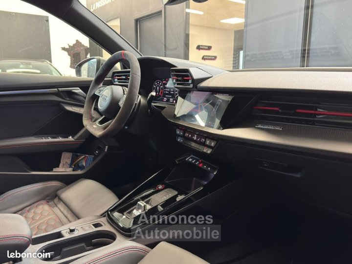 Audi RS3 SPORTBACK 25 TFSI 400 S tronic 7 Quattro ORIGINE FRANCE PREMIÈRE MAIN PAS DE MALUS - 17