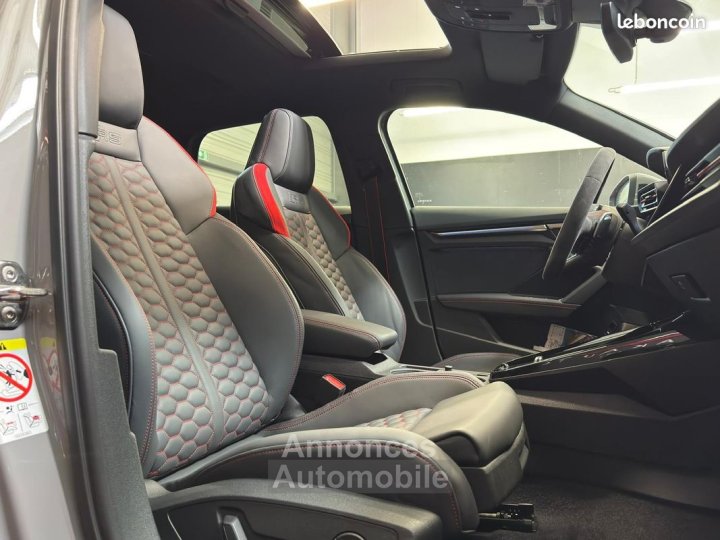 Audi RS3 SPORTBACK 25 TFSI 400 S tronic 7 Quattro ORIGINE FRANCE PREMIÈRE MAIN PAS DE MALUS - 18