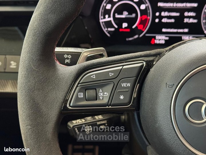 Audi RS3 SPORTBACK 25 TFSI 400 S tronic 7 Quattro ORIGINE FRANCE PREMIÈRE MAIN PAS DE MALUS - 28
