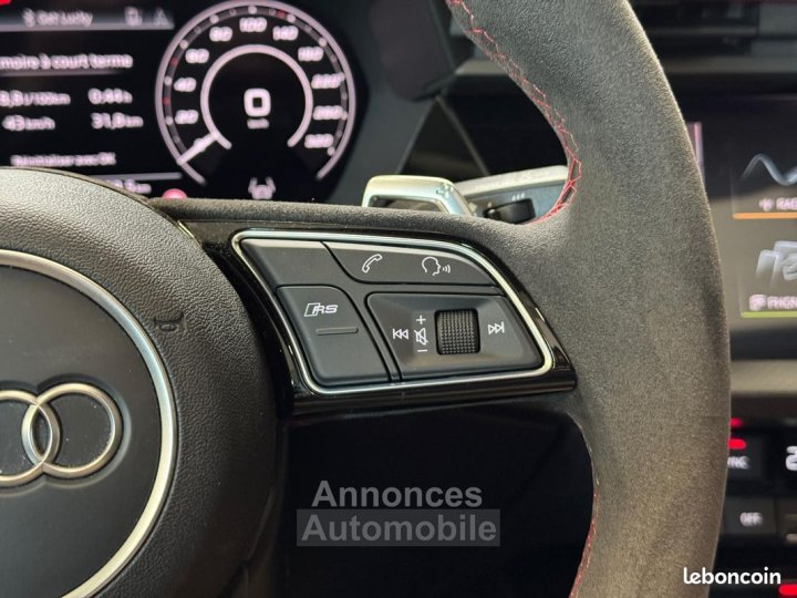 Audi RS3 SPORTBACK 25 TFSI 400 S tronic 7 Quattro ORIGINE FRANCE PREMIÈRE MAIN PAS DE MALUS - 30