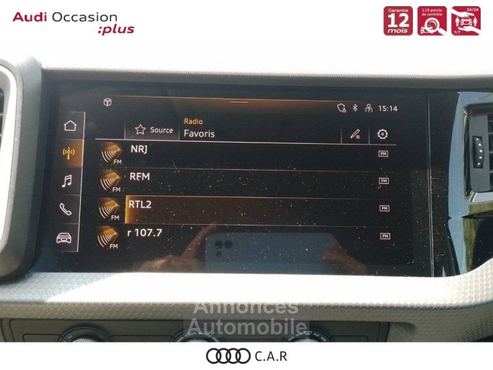 Audi A1 Sportback 25 TFSI 95 ch BVM5 Advanced 2 - 13