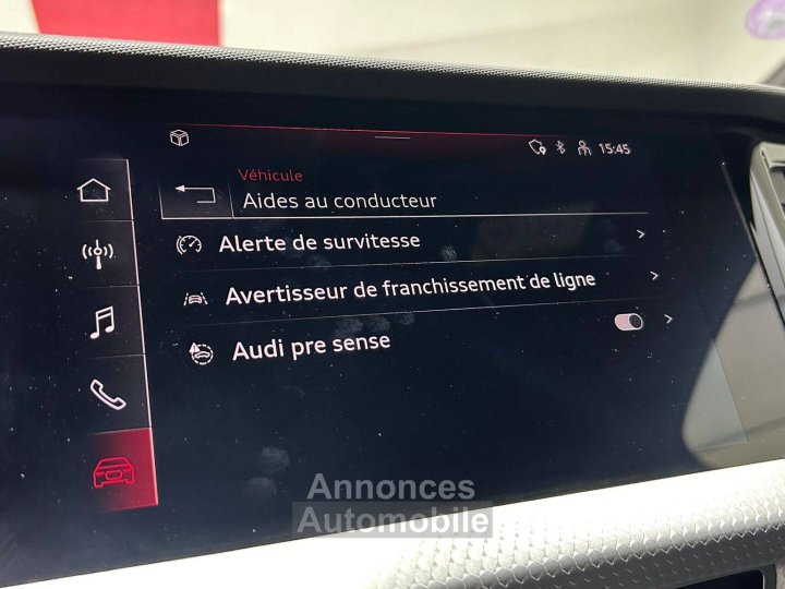 Audi A1 Sportback 35 TFSI 150 ch S tronic 7 S Line - 28