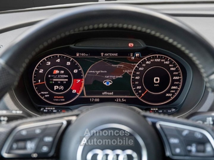 Audi S3  · 20 TFSI 310 ch quattro · S tronic · B&amp;O · Caméra · ACC ·  Virtual Cockpit - 11