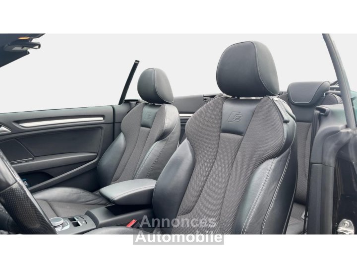Audi A3 Cabriolet 20 TDI - 184  S Line  - BVA - CLIM AUTO - 11