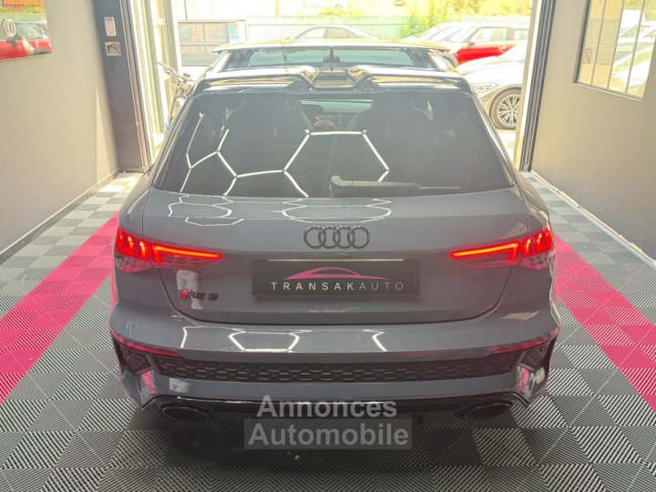 Audi RS3 SPORTBACK 25 TFSI 400 S tronic 7 Quattro / FULL OPTIONS / PAS DE MALUS / LIGNE RS - 6