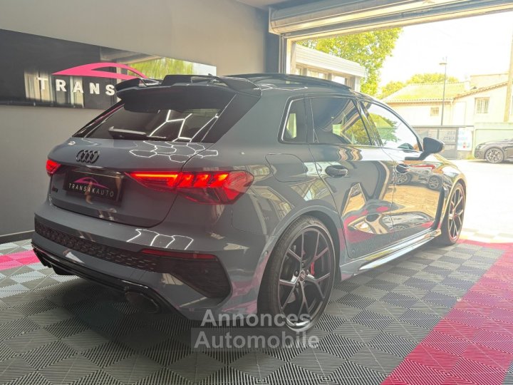 Audi RS3 SPORTBACK 25 TFSI 400 S tronic 7 Quattro / FULL OPTIONS / PAS DE MALUS / LIGNE RS - 8