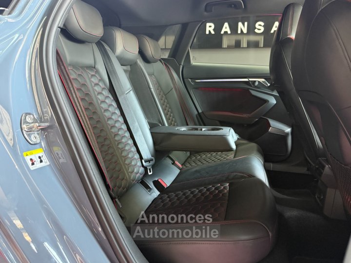 Audi RS3 SPORTBACK 25 TFSI 400 S tronic 7 Quattro / FULL OPTIONS / PAS DE MALUS / LIGNE RS - 12