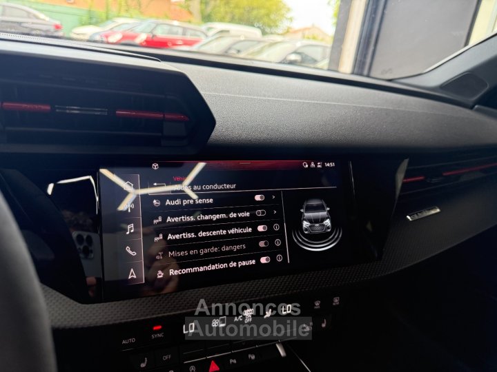 Audi RS3 SPORTBACK 25 TFSI 400 S tronic 7 Quattro / FULL OPTIONS / PAS DE MALUS / LIGNE RS - 19