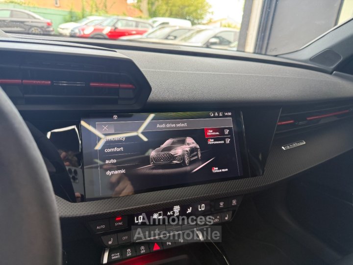 Audi RS3 SPORTBACK 25 TFSI 400 S tronic 7 Quattro / FULL OPTIONS / PAS DE MALUS / LIGNE RS - 23